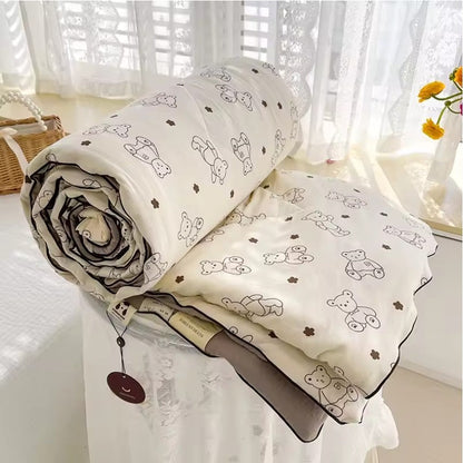 Double Gauze Summer Quilt – Soft & Lightweight Blanket