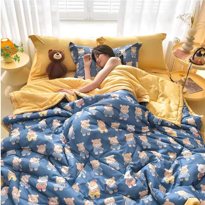 Lightweight Summer Cooling Blanket – Soft, Washable Comforter for Adults & Kids